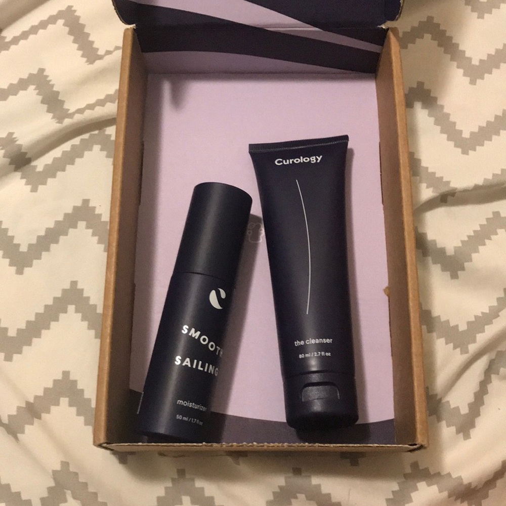 Curology face wash and moisturizer - full size